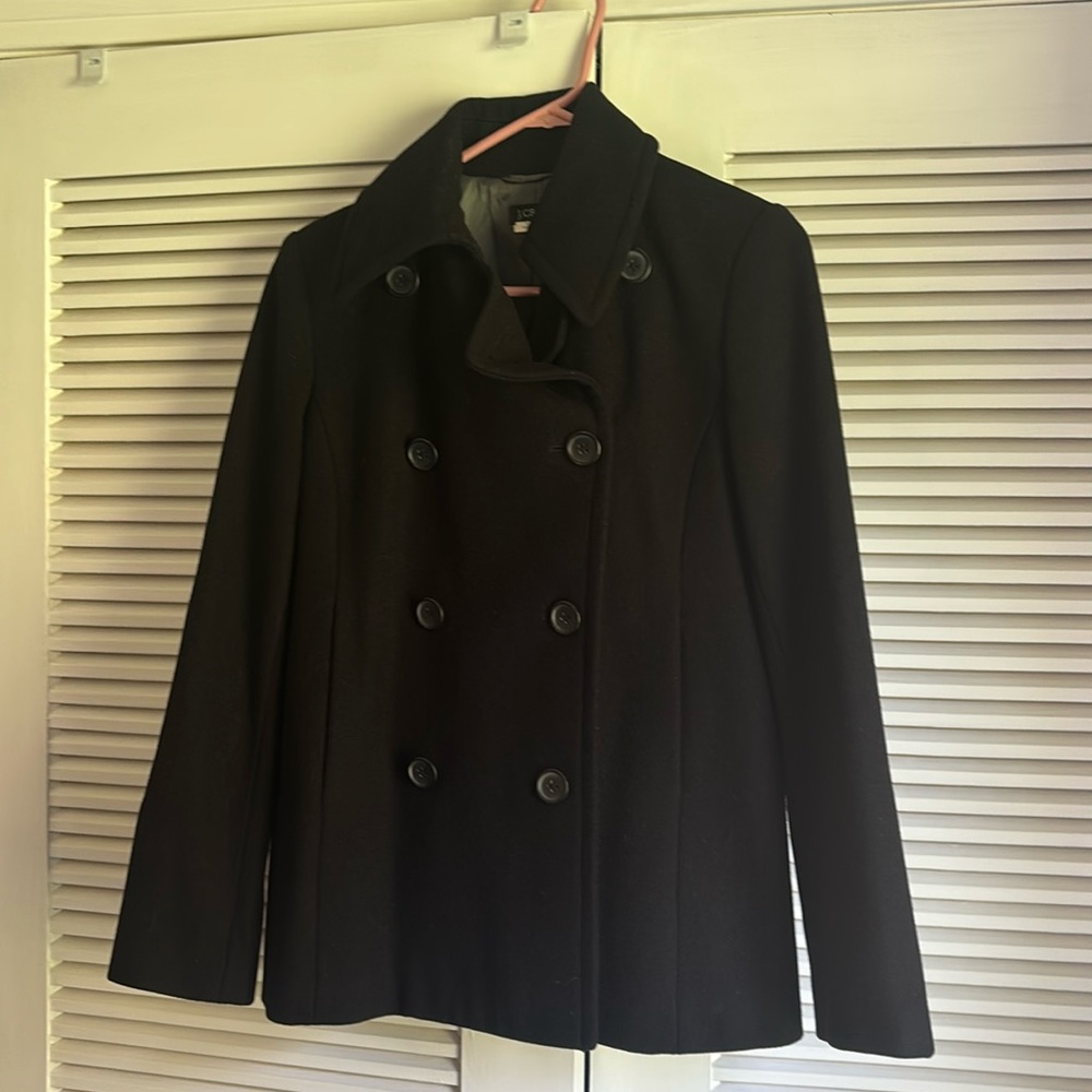J Crew Factory Wool Peacoat